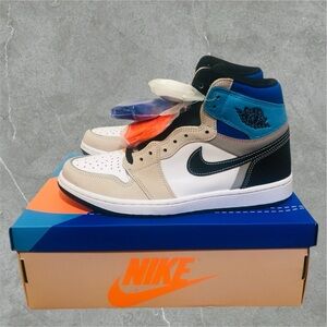 Nike Air Jordan 1 Retro High OG “Prototype” Casual Athletic Shoes Mens 11 Blue
